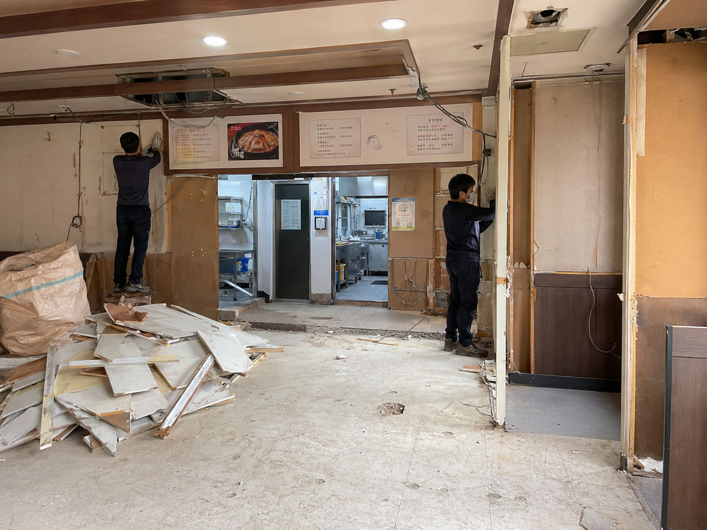 인천 식당·카페 인테리어 철거